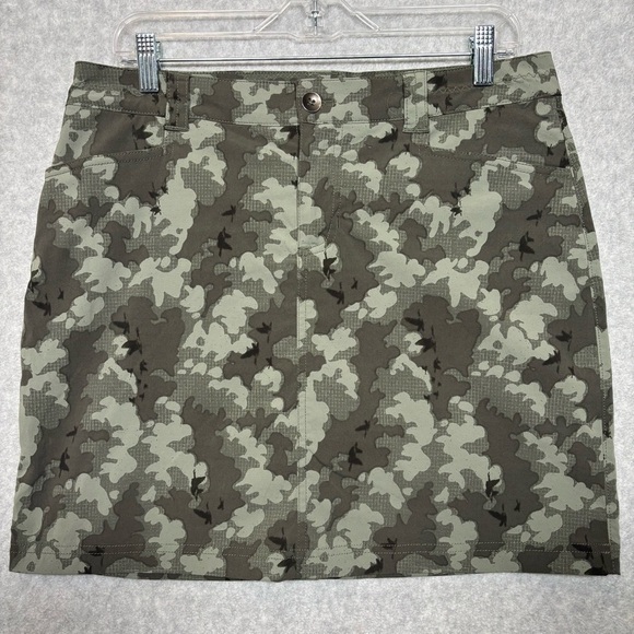 Eddie Bauer Adventurer 2.0 Skort Camo Active Outdoor Golf Skirt-Green-Women 8 - Picture 3 of 9